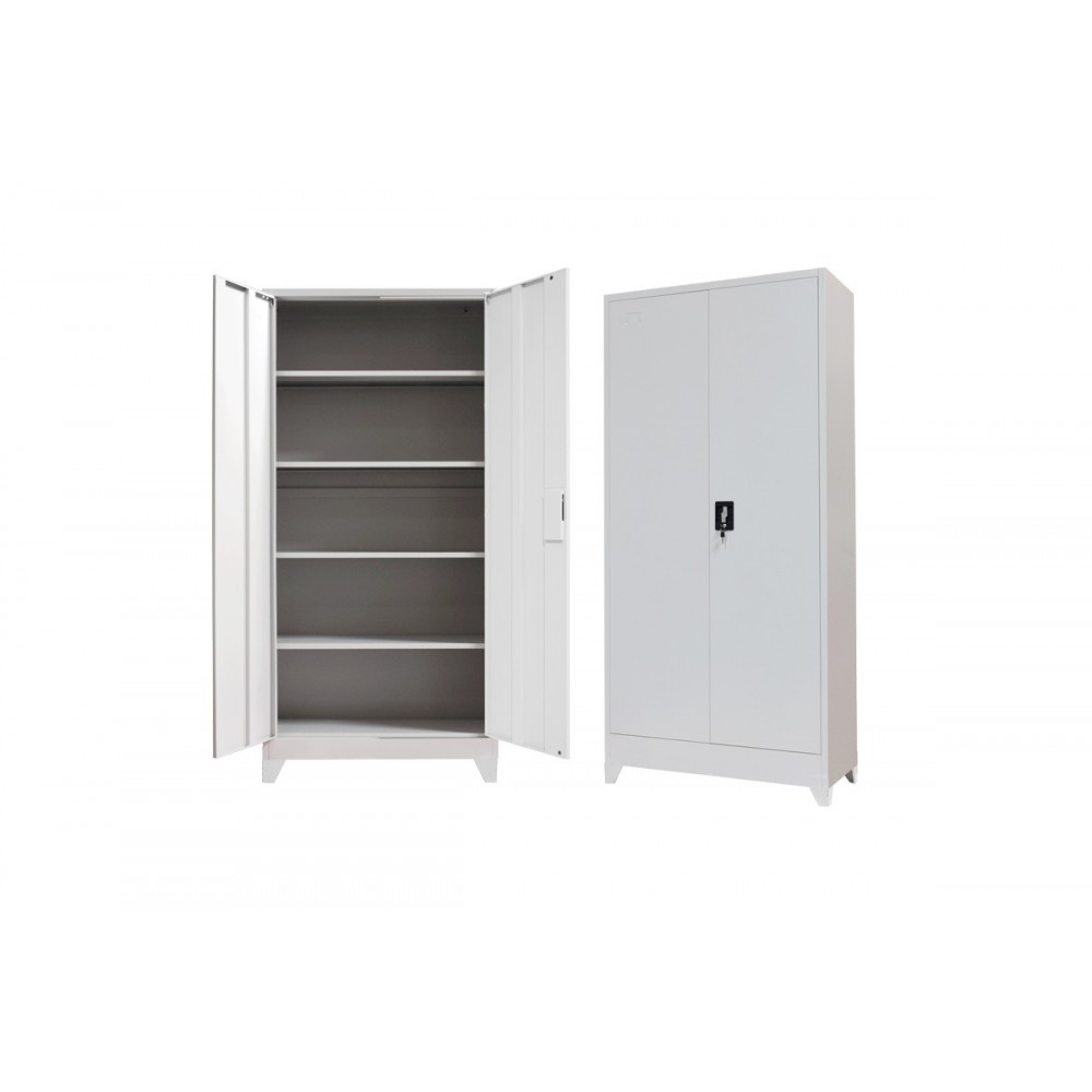 Πόδι για ντουλάπα "FOOTEZ" από μέταλλο σε χρώμα ανοιχτό γκρι