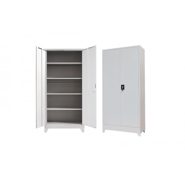 Πόδι για ντουλάπα "FOOTEZ" από μέταλλο σε χρώμα ανοιχτό γκρι