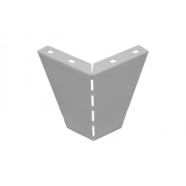 Πόδι για ντουλάπα "FOOTEZ" από μέταλλο σε χρώμα ανοιχτό γκρι