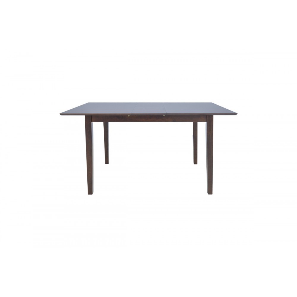 Tραπέζι επεκτεινόμενο "MABOR" από ξύλο σε χρώμα καρυδί 120-150x80x73.8