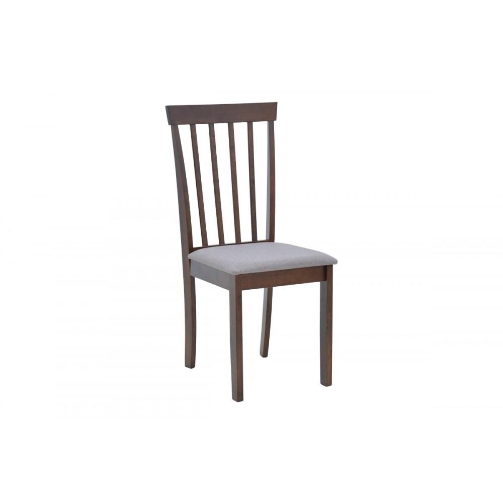 Tραπεζαρία επεκτεινόμενη 5τμχ "MABOR-HOUSTON" από ξύλο σε χρώμα καρυδί 120-150x80x73.8