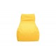Πουφ ξαπλώστρα "LARA" αδιάβροχο σε χρώμα κίτρινη 60x150x40