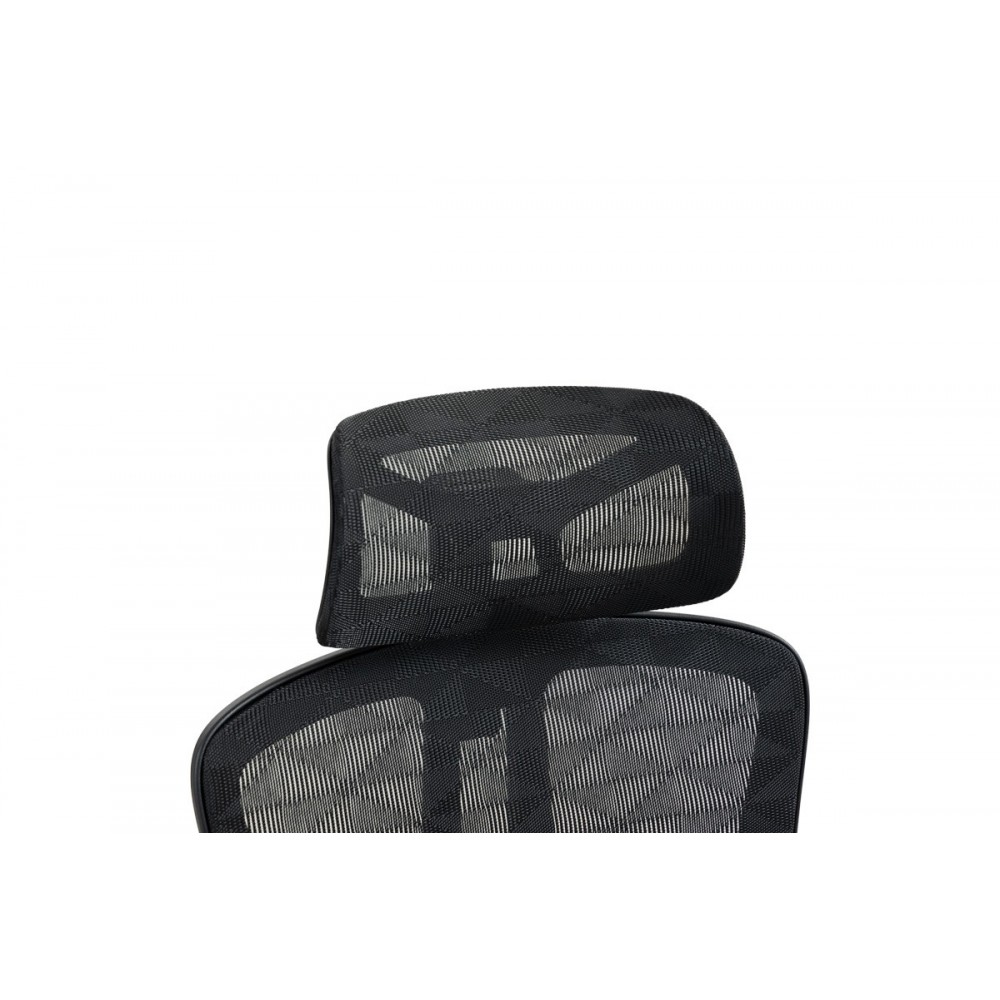 Καρέκλα γραφείου "JEFFER" από mesh ύφασμα σε χρώμα μαύρο 67x62x115-125