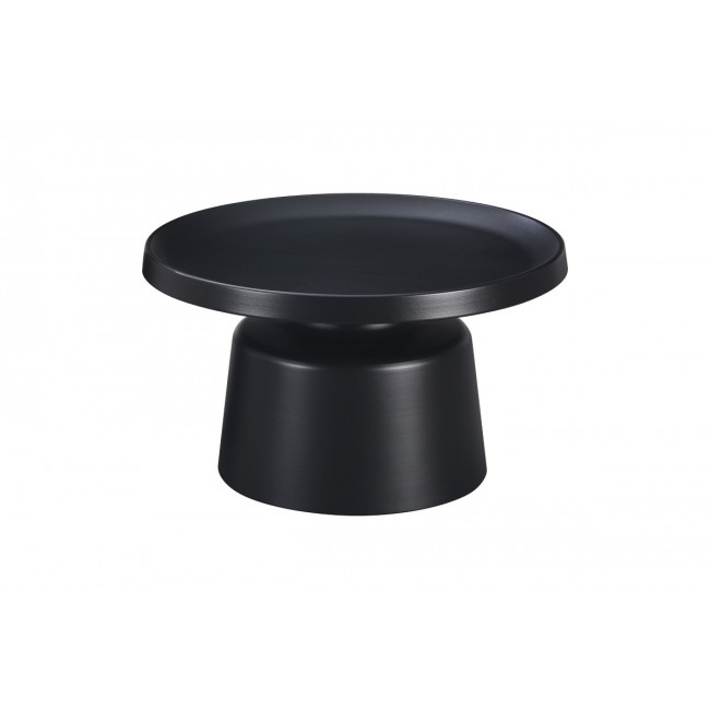 Τραπέζι σαλονιού "GINOZE" από μέταλλο σε χρώμα μαύρο Φ70x38