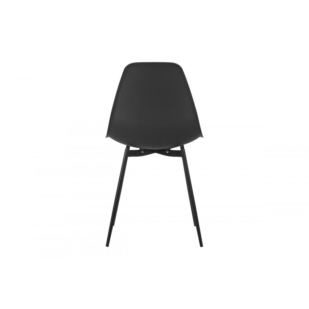 Καρέκλα "BALLEN" από pp/μέταλλο σε χρώμα μαύρο 41.5x53x84.5