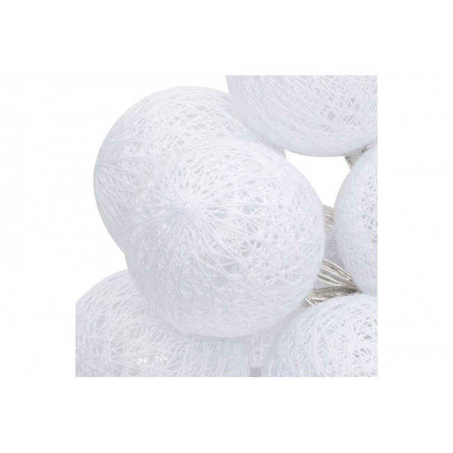 Διακοσμητικά λαμπάκια led "BATONI" από pvc σε χρώμα λευκό Φ6x435