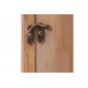 Κλειδοθήκη τοίχου "KELEDY" από ξύλο σε χρώμα φυσικό 26.4x8x38