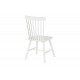 Καρέκλα "MELIA" από rubberwood σε χρώμα λευκό 45x51x87