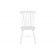 Καρέκλα "MELIA" από rubberwood σε χρώμα λευκό 45x51x87