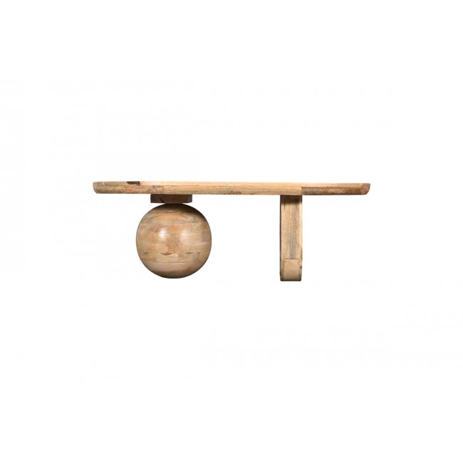 Τραπέζι σαλονιού "KANE" από ξύλο σε χρώμα φυσικό 110x72x38