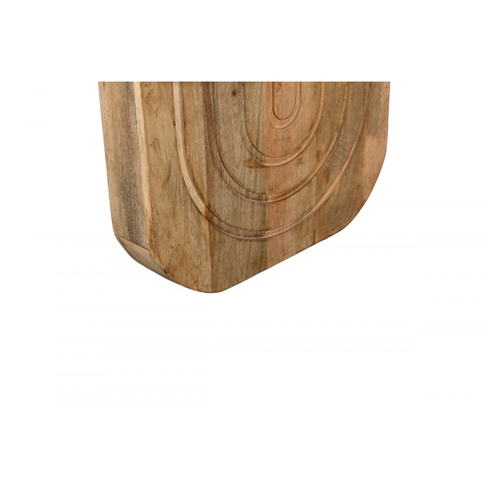 Τραπέζι σαλονιού "KANE" από ξύλο σε χρώμα φυσικό 110x72x38