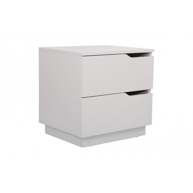 Κομοδίνο "VERENA I" σε χρώμα λευκό 48x40x48