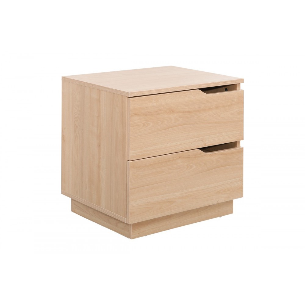 Κομοδίνο "VERENA I" σε χρώμα φυσικό 48x40x48