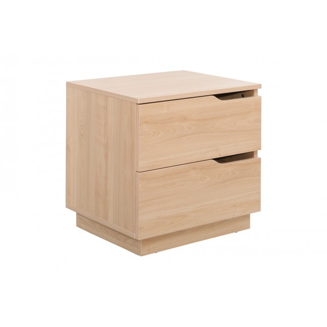 Κομοδίνο "VERENA I" σε χρώμα φυσικό 48x40x48