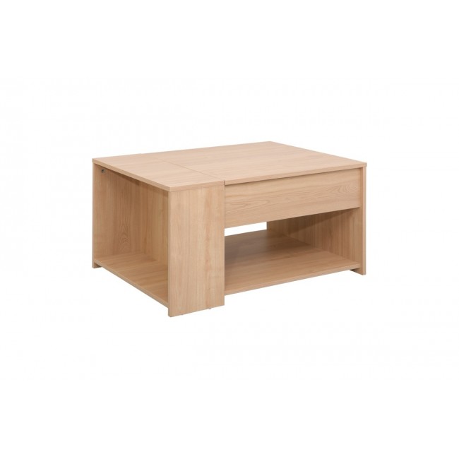 Τραπέζι σαλονιού "ARAVIS" πολυμορφικό σε χρώμα φυσικό 80x60x42