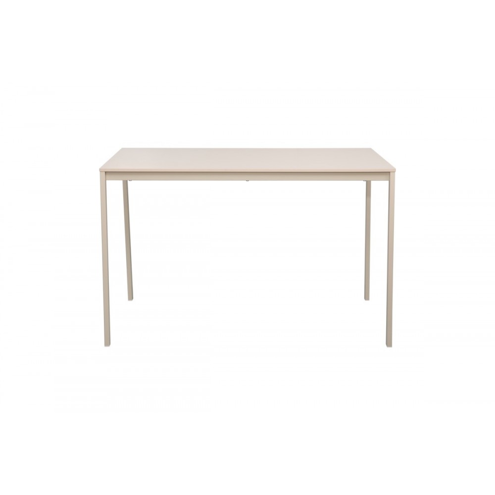 Τραπέζι "FARAGIO" αππό μέταλλο σε χρώμα μπεζ/γκρι 120x75x75