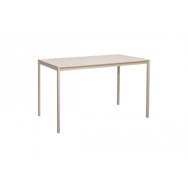 Τραπέζι "FARAGIO" αππό μέταλλο σε χρώμα μπεζ/γκρι 120x75x75