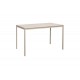 Τραπέζι "FARAGIO" αππό μέταλλο σε χρώμα μπεζ/γκρι 120x75x75