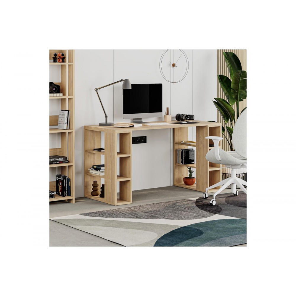 Γραφείο "COLMAR" σε χρώμα oak 140x60x75