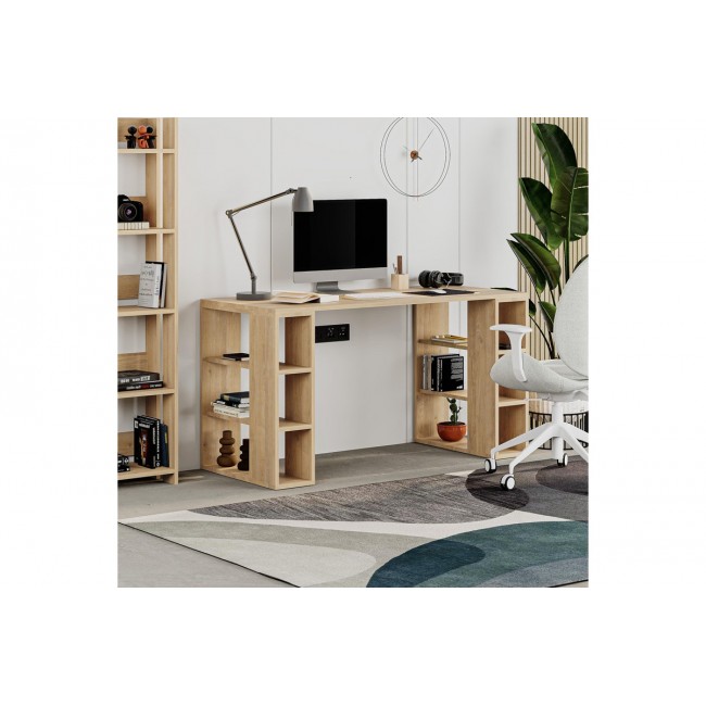 Γραφείο "COLMAR" σε χρώμα oak 140x60x75