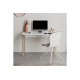 Γραφείο εργασίας "MALIA" σε χρώμα λευκό/φυσικό 120x60.5x75