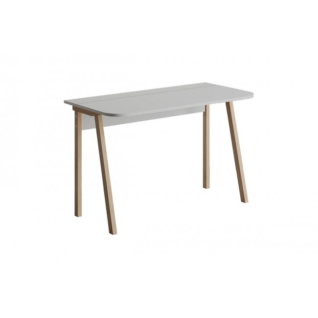 Γραφείο εργασίας "MALIA" σε χρώμα λευκό/φυσικό 120x60.5x75