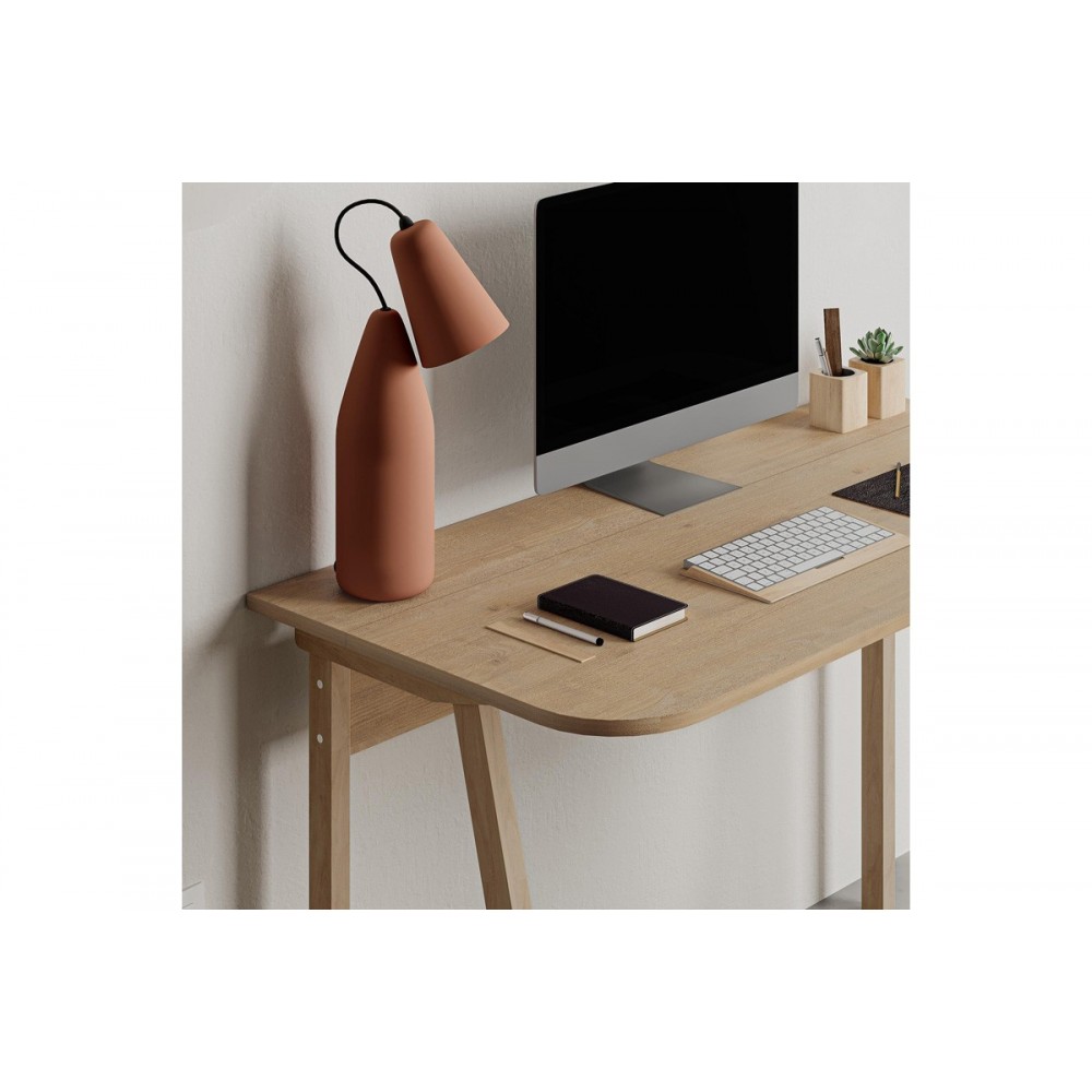 Γραφείο εργασίας "MALIA" σε χρώμα oak 120x60.5x75