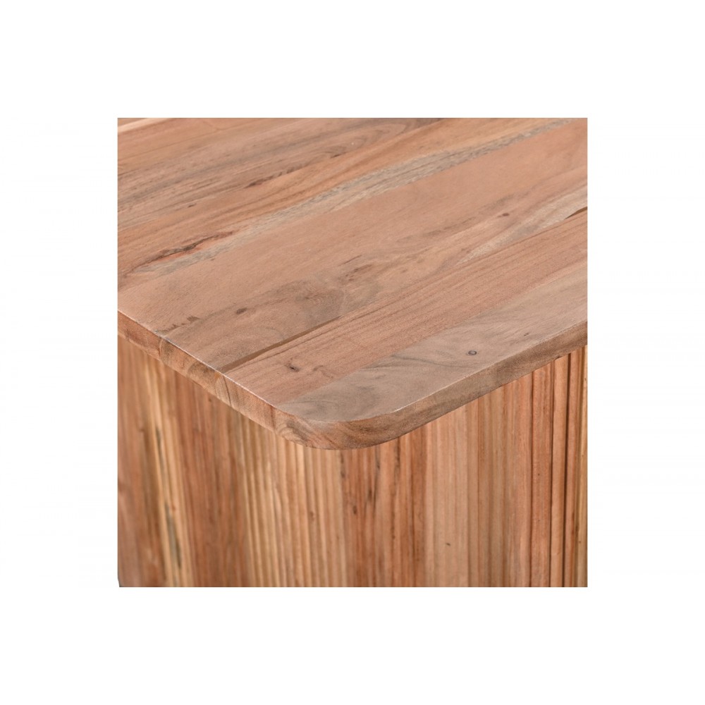 Τραπέζι "CASI" από ξύλο σε χρώμα φυσικό 200x100x76