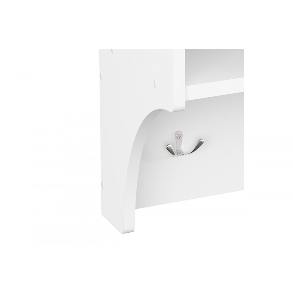 Κρεμάστρα "CROSTA" σε χρώμα λευκό 80x28x40