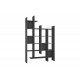 Βιβλιοθήκη "MANCO" σε χρώμα ανθρακί 122x25.5x188
