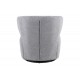 Πολυθρόνα "MARELIA" περιστρεφόμενη από ύφασμα σε χρώμα γκρι 73x76x76