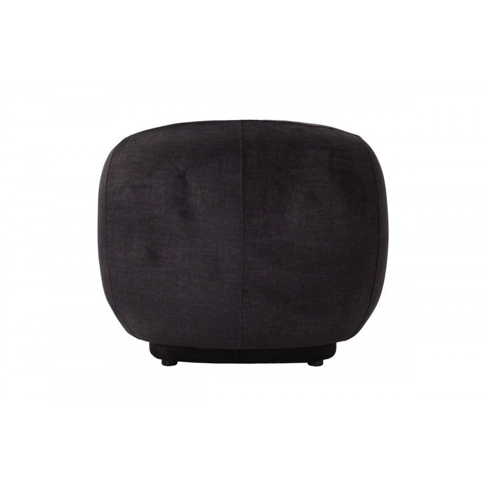 Πολυθρόνα "FREYA" από ύφασμα σε χρώμα ανθρακί 93x87x76