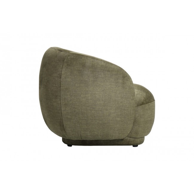 Πολυθρόνα "FREYA" από ύφασμα σε χρώμα λαδί 93x87x76