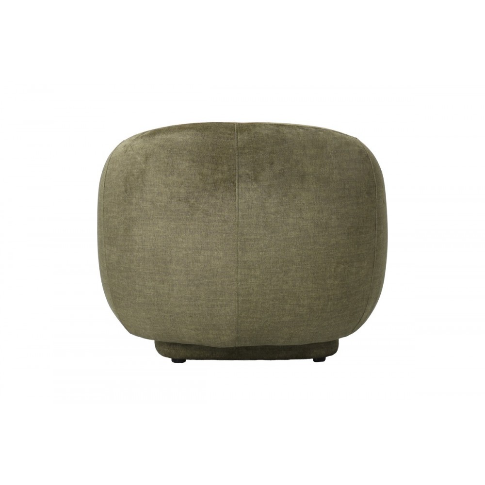 Πολυθρόνα "FREYA" από ύφασμα σε χρώμα λαδί 93x87x76