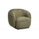Πολυθρόνα "FREYA" από ύφασμα σε χρώμα λαδί 93x87x76