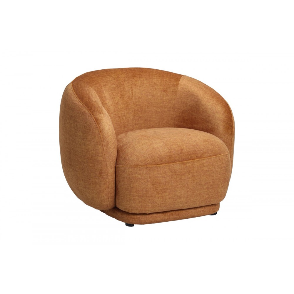 Πολυθρόνα "FREYA" από ύφασμα σε χρώμα μελί 93x87x76