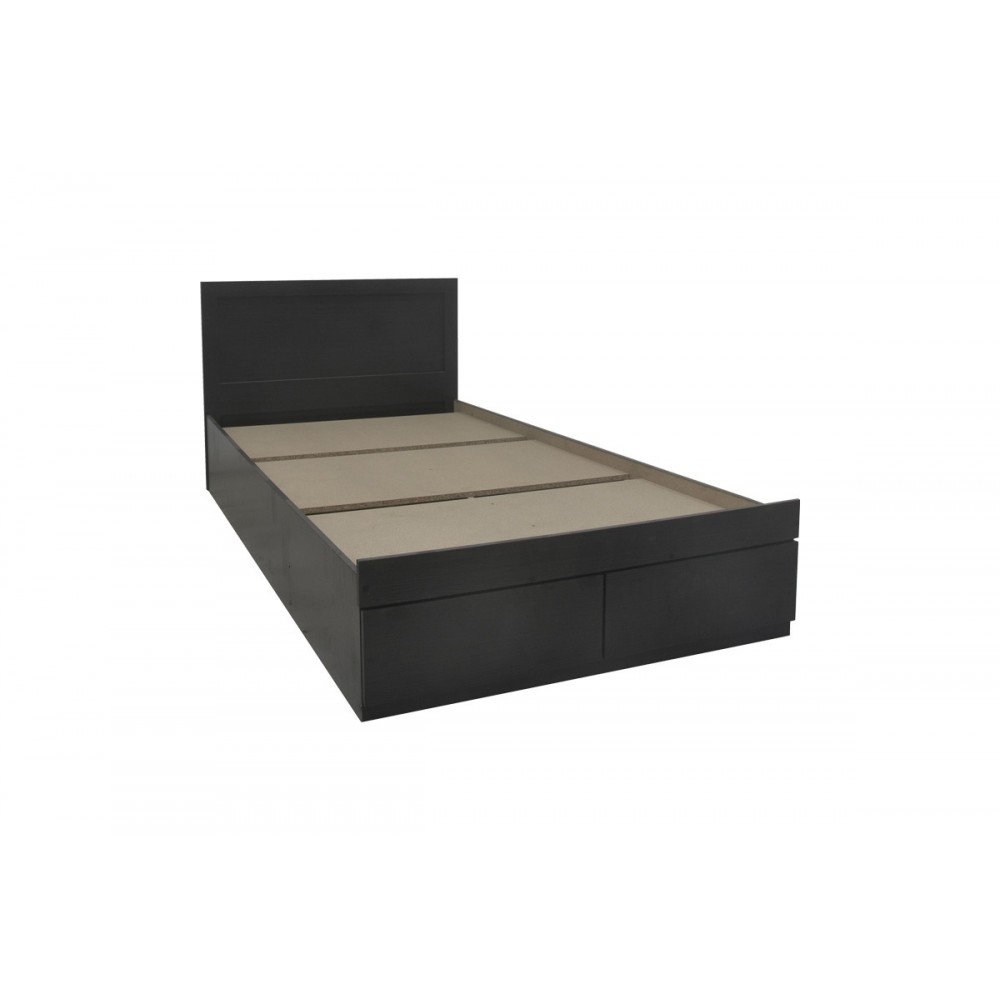 Κρεβάτι "OLYMPUS" με συρτάρι σε χρώμα βέγγε 145x205x80