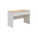 Γραφείο εργασίας "BELETON" από mdf σε χρώμα λευκό/oak 100x50x75