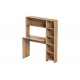 Γραφείο με βιβλιοθήκη "JANSON" σε χρώμα oak 113.2x40x141.8
