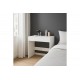 Κονσόλα-τουαλέτα κρεβατοκάμαρας "ARTEMISIA" σε χρώμα λευκό 90x45x76.8