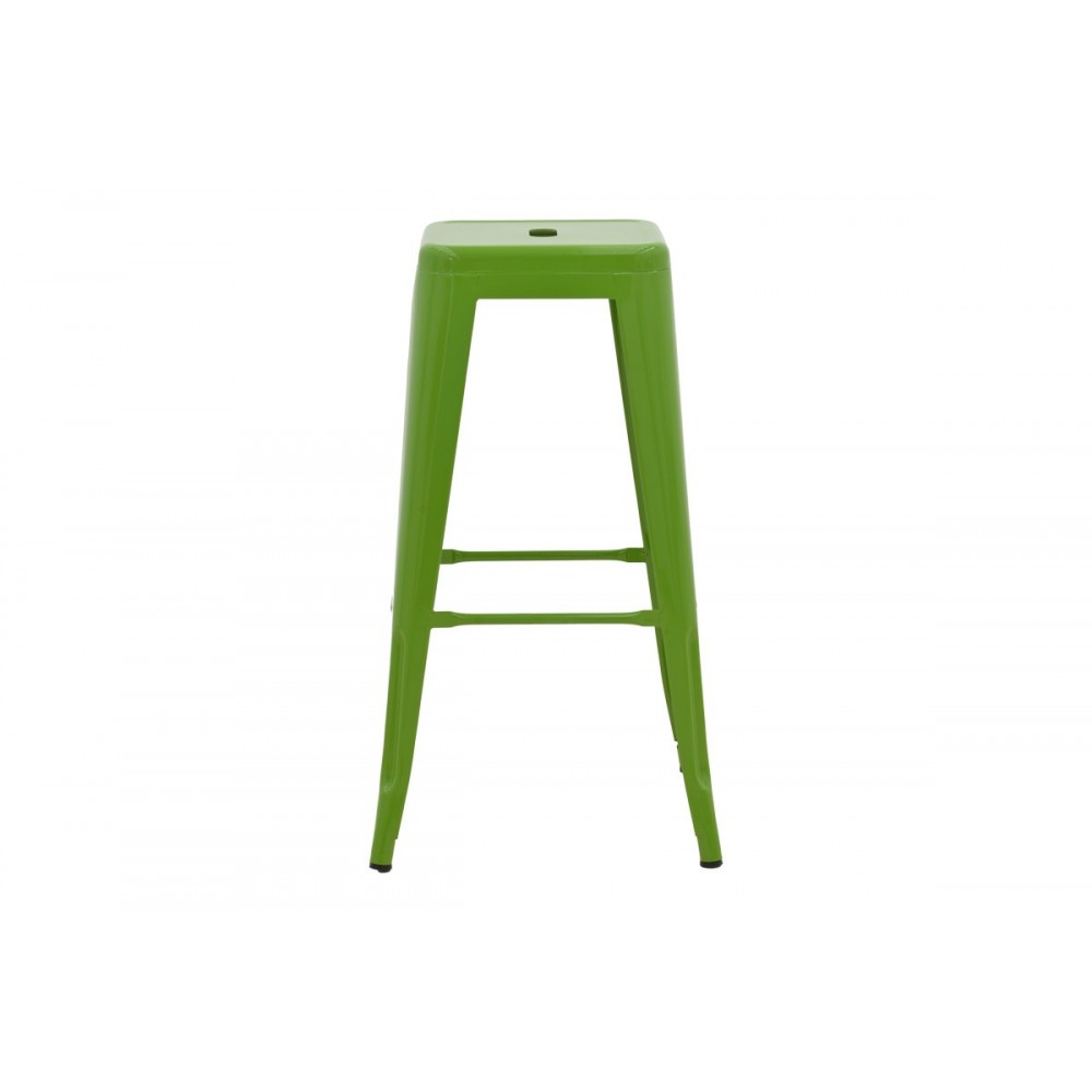 Σκαμπό μπαρ "UTOPIA" από μέταλλο σε χρώμα πράσινο 42x42x76