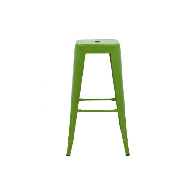 Σκαμπό μπαρ "UTOPIA" από μέταλλο σε χρώμα πράσινο 42x42x76