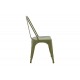 Καρέκλα "UTOPIA" από μέταλλο σε χρώμα λαδί 44x44x85