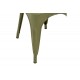 Καρέκλα "UTOPIA" από μέταλλο σε χρώμα λαδί 44x44x85