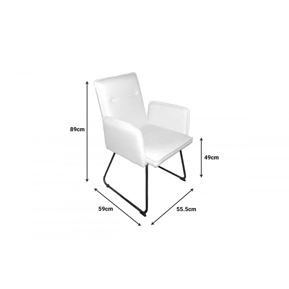 Πολυθρόνα "ESSENTIAL" από ύφασμα/μέταλλο σε χρώμα σάπιο μήλο/μαύρο 55.5x59x89