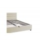 Κρεβάτι "MOLITO" από βελούδο σε χρώμα εκρού 158x214x91