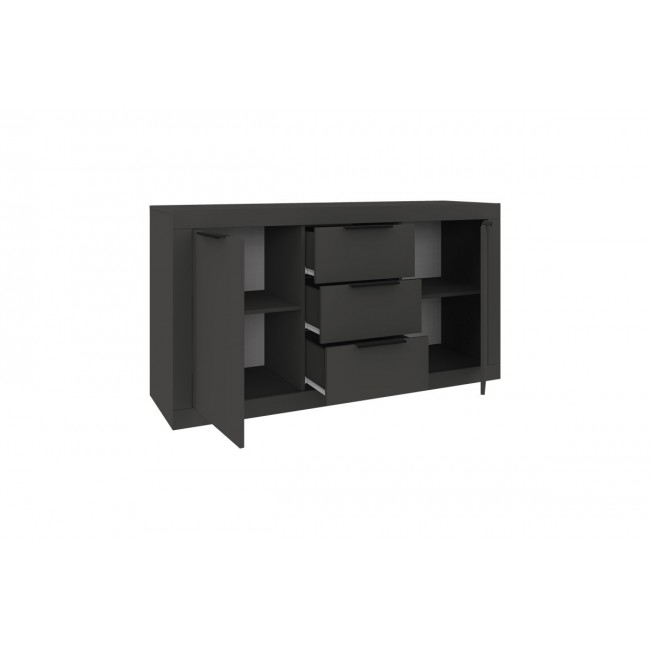 Μπουφές "DOHA" σε χρώμα ανθρακί 150x45x80.5