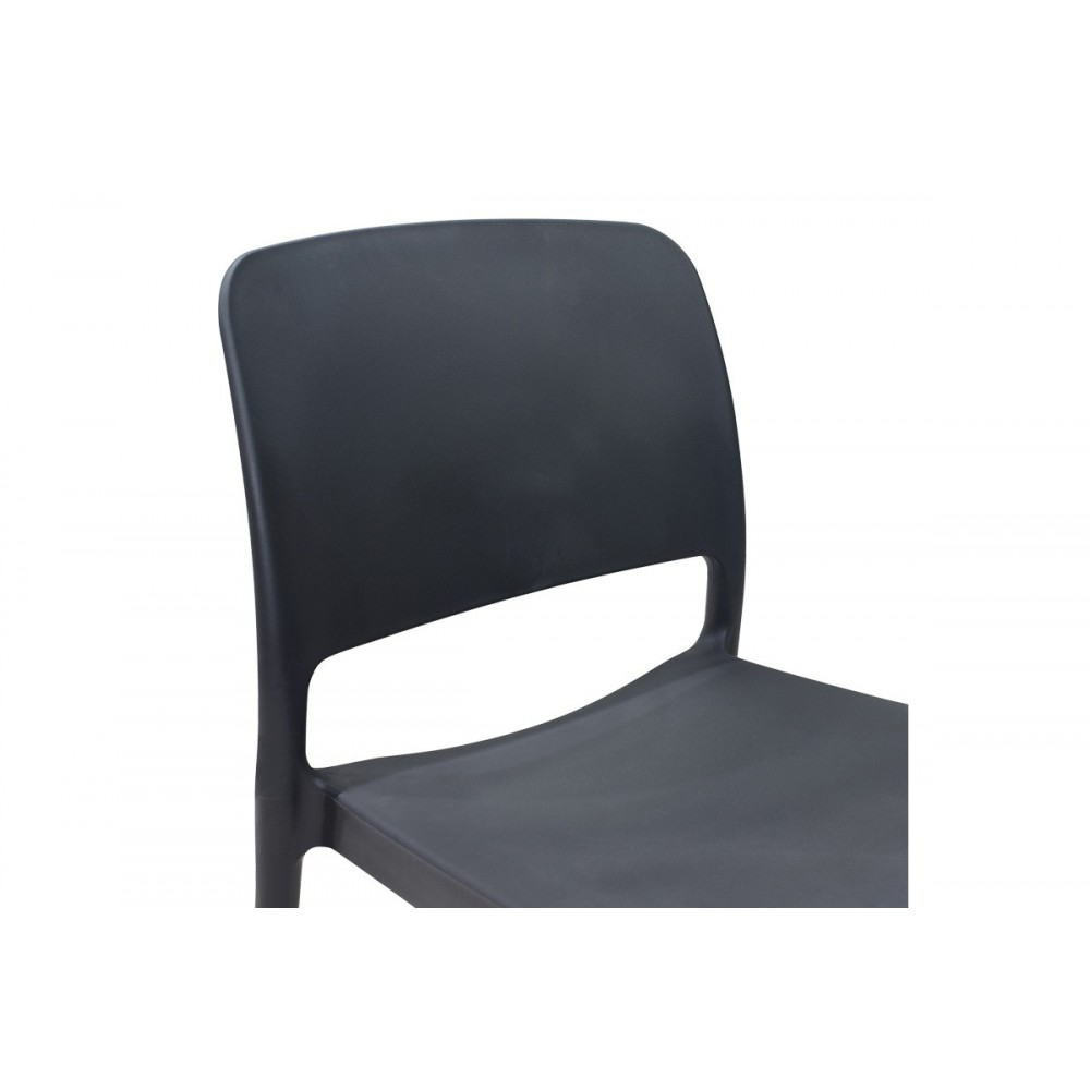 Καρέκλα "FENXY" από pp σε χρώμα μαύρο 38x42x77