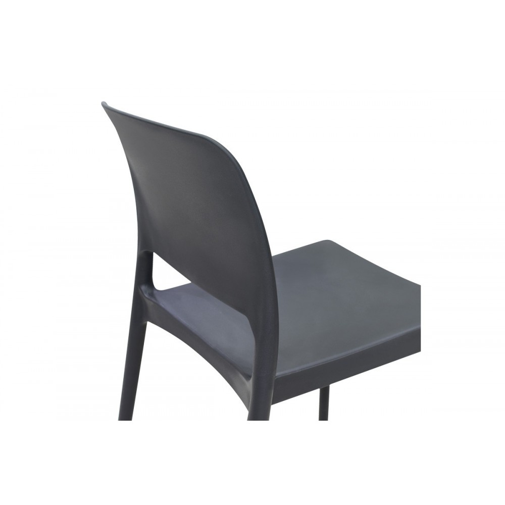 Καρέκλα "FENXY" από pp σε χρώμα μαύρο 38x42x77