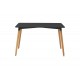 Τραπέζι "NATALI" από mdf σε χρώμα μαύρο/φυσικό 120x80x76